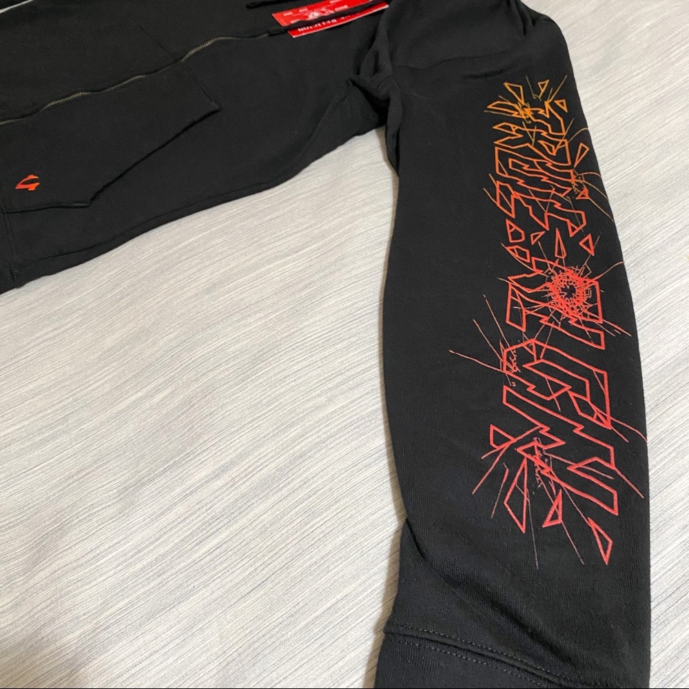 True Religion BrokenTrue Graphic Zip UP Sweatshirt - Picture 10 of 16
